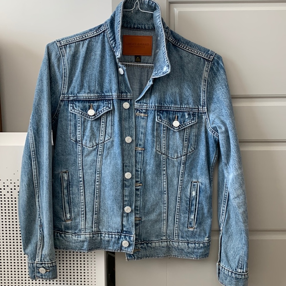 Lucky Brand “Tomboy Trucker” denim jacket